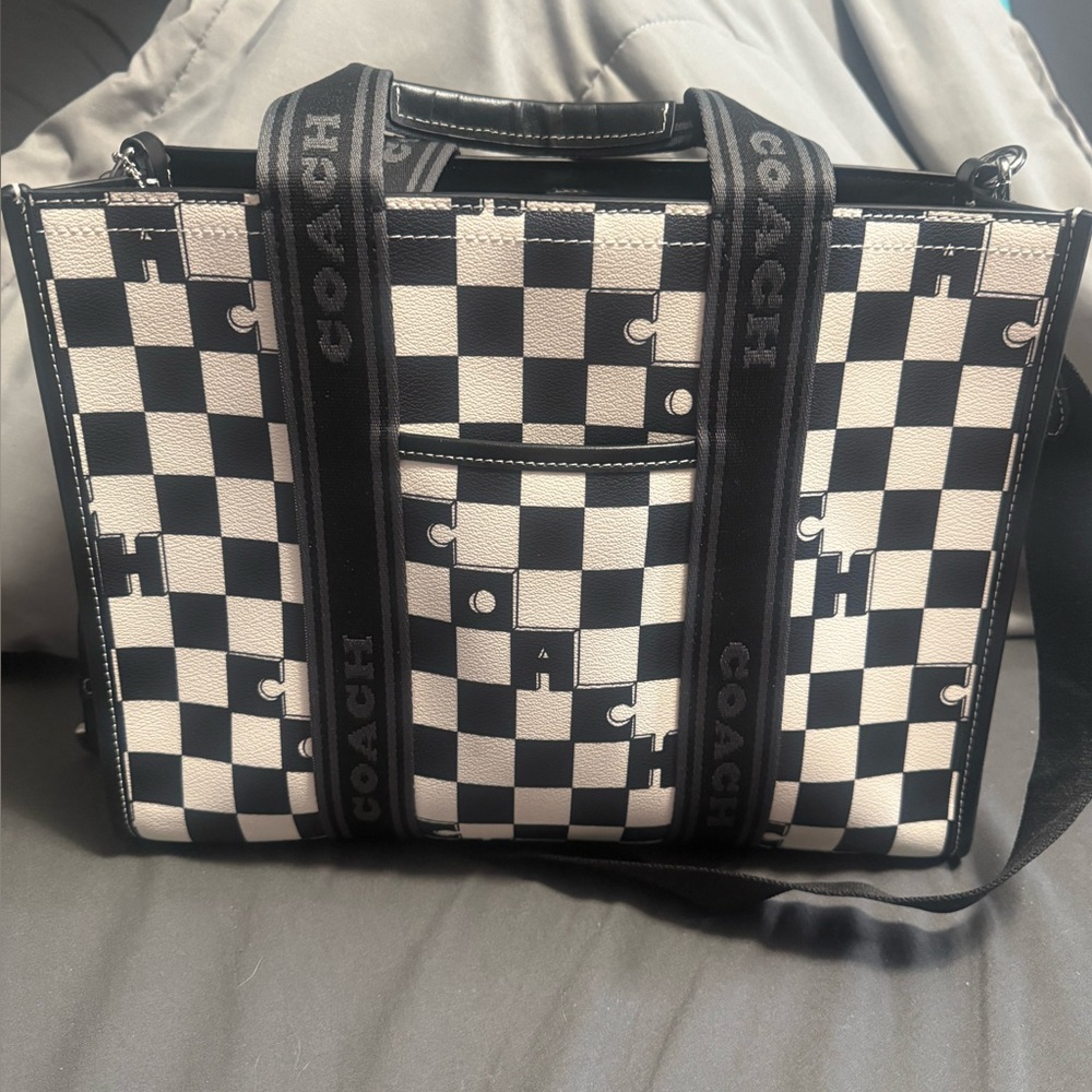 Coach Smith Tote 
Black and White Checkered